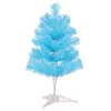 Décorations de Noël PVC Simulation Tree 45cm Blue Rose Green Naked Mini Holiday Decoration Year Gift
