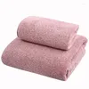 Serviette de bain en velours de corail, charbon de bambou, pour adulte, douce, absorbante, séchage rapide, salle de bain, douche en microfibre