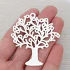 Anhänger-Halsketten, 3 x tibetisches Silber, hohl, offen, großer Baum-Charm-Anhänger für DIY-Schmuckherstellung, Zubehör, 61 x 54 mm