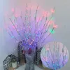 Stringhe 20LED Simulazione Ramo di un albero Stringa di luce Decorazioni natalizie per l'arredamento della festa di casa