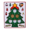 クリスマスの装飾diy木ミニ木製装飾飾り飾りフェスティバルクリスマスツリーテーブルデスクデコレーションチルドレンギフト2023