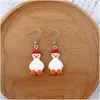 Stick Ins Créatif Drôle Grenouille Verte Résine Boucles D'oreilles Pour Femmes Mignon Dessin Animé Dangle Boucle D'oreille Enfants Personnalité Bijoux Cadeau Delive Smtfr