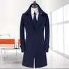 Casacos de Trench Masculinos Casual 2023 Designer Mens Manga Longa Homem Dupla Breasted Casaco Homens Roupas Slim Fit Overcoat 9XL