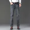 2023 Spring Autumn Men's Stretch Straight Fit Jeans Men's Denim Pants Brand New Style Trousers Mens Wear