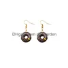 Stick Cute Donuts Chocolate Earring For Women Resin Biscuits Drop Earrings Children Handmade Jewelry Diy Gifts Dangle Delivery Smtka