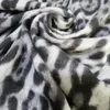 Lenços vintage leopardo impressão cashmere cachecol mulheres inverno quente pashmina xale senhoras ao ar livre cobertor envolve longo cabo com borla 230927