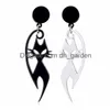 Stick Yaologe Nouveaux Punk Astronautes Boucles D'oreilles Pour Femmes Rétro Déclaration Métal Acrylique Mode Drôle Dangle Boucle D'oreille Bijoux Fête Del Smtsk