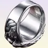 Tamaño 713 Hombres Acero inoxidable Retro Retro Anillo Gran Anillo Motocicleta Joyería Fashion Hip Joyería de mano masculina impermeable y 7804616