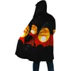 Men's Wool Blends Australia Koori Kangaroo Aboriginal Flag 3D Printed Hoodie Cloak Men Women Winter Fleece Wind Breaker Warm 230927