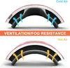 Occhiali da esterno Findway Maschere da sci per bambini Protezione 100% UV OTG Antiappannamento Resistenza al vento Visualizzazione HD Maschere da sci Attrezzatura da sci per bambini Età 3-8 230927