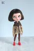 Cappotto oversize per bambole SK Couture per Blythe Obitsu 22 24 Pureneemo Azone S M 230928