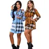 Blouses pour femmes de mode Chemises avec impression numérique chaude Chemise de créateur Femmes Style Sexy Print Survêtement Femmes 2023 Automne Tenues Femme Vêtements 7144