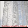 Ufriday PVC 3D Cortina de ducha impermeable transparente blanco claro baño cortina baño con qylcxa bdesports2950