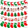 Decorações de natal banner de natal guirlanda feliz natal decoração para casa enfeites de natal decoração de natal ano novo