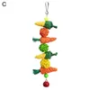 Autres fournitures d'oiseaux Excellent jouet d'escalade de perroquet Mini conception de cloche légère suspendue à la main à mâcher naturel