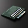 Filing Supplies YMW Card Holder Women Man Turn fur Luxury Artificial Leather Slim Mini Wallet Small Thin Package 230927