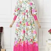 Basic Casual Dresses Summer Dresses For Women VONDA Floral Printed Party Maxi Dress VONDA Casual Bohemian Robe Femme Beach Vestido 230927