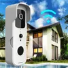 Dörrklockor 1080p WiFi Video Doorbell Tuya Smart Home Door Bell Wireless Security Camera Doorbell SmartLife App Pir Motion Detection 1080p YQ2301003