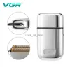 Electric Shaver VGR 398 Electric Shaver Personal Care USB Mini Face Razor Chargable Portable Full All Metal Leather Case Reciprocating V398 YQ230928