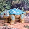 Inteligence Toys Oryginalne jurajskie świat mini łączy ruchomy ankylosaurus gallimimus dinfodon dinozaurowe zabawki dla chłopców świąteczne prezenty FPF11 230928