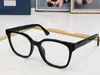 2023 occhiali da sole unisex alla moda di alta qualità nero con macchie gialle occhiali quadrati trasparenti fullframe a tavola centrale disponibili con scatola