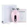 Ansiktsvårdsenheter EMS Ansiktslyftande mikroström Roller Massager Electric Massage Device Spa v Shaped Face Anti Wrinkle Minska Double Chin 230927