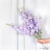 Kerstversiering bundel kunstplanten voor huisdecoratie kerstkrans decor huishoudelijke producten zijde Delphinium decoratieve bloemen vazen