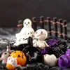 Dekorative Objekte Figuren Miniaturen Kürbisskelett Mumienschädel Mikrolandschaftsornamente für Halloween-Dekoration Hoom Schreibtischzubehör 230921