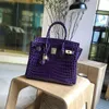 Vente en gros Top Original Party Accueil Sacs fourre-tout Boutique en ligne Haut de gamme Crocodile Modèle Sac en cuir véritable Peau de luxe Femmes Banlieusard ont réel