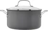 Bowls Chef's Classic 6-Quart anti-aanbak-hard geanodiseerde soeppan met deksel