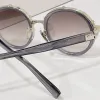 Retro popularny styl Top Wysokiej jakości okulary przeciwsłoneczne Pełna klatka moda