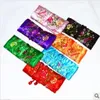 Hela 10 st sidor Silk Brocade Travel Bag Jewelry Roll Pouch Purse Fashion Gift220r