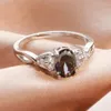 Anéis de casamento Huitan requintado oval multicolorido anel de zircônia cúbica para mulheres presente de aniversário temperamento jóias da senhora