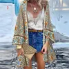 Women's Wool Blends Fashion Print Coat Blusas Summer Beach Jacket Women Casaco Casual Coat Ladies Harajuku Cardigan Y2K Top Woman Clothes Jaquetas 230927