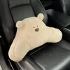 Pillow Car Headrests Neck Protection Pillows Female Creative Cartoon Cute Plush Seats Bear Waist