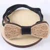 Taschentücher Mode Western Holz Elegante Fliegen Handgemachte Schmetterling Hochzeit Party Holz Einzigartige Krawatte Für Mann Kinder