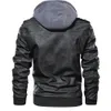 Hommes en cuir simili cuir hommes faux cuir vestes moto classique moto veste mâle Plus faux cuir veste hommes printemps 230927