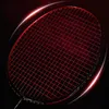 Raquettes de badminton ultralégères 8U 60g raquette cordée raquette professionnelle en carbone 2432 LBS 230927