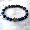 SN0295 Fashion Design Jewelry Lapislazuli Hamsa-Armband Lava Hamsa-Armband Lapis und Lava Man Good Luck-Armband253d