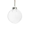 Party Decoration Dia6cm Christmas Ornament Clear Glass Ball Wedding Decorations Bauble Event Ship X 251255L