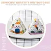 Ensembles de vaisselle 100pcs Triangle Onigiri Wrappers Boules de riz Sacs Emballage de sushi jetable pour emporter