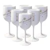 Moet Chandon Ice Imperial White Acrylic Golet Glass Classic Wine Classes for Home Bar Party Cup Hisport Champagne Glass LJ340U