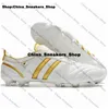 Mens Sapatos de Futebol Botas de Futebol Tamanho 12 Firm Ground Soccer Cleats Adipure FG Us 12 Sneakers Us12 Botas de Futbol 2816 Eur 46 Indoor Turf Men Soccer Cleat Crampons Branco