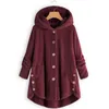 Manteaux pour femmes mélanges de laine automne hiver manteau femmes chaud ours en peluche manteau laine veste femme en peluche manteau à capuche veste 230927