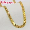 Adixyn Long Link Chain Necklace Gold Color 6mm Vintage Rapper Hippie Hip Hop Chain for Women Men Jewelry1242x