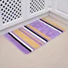 Carpets Occident Style Polypropylene Bedroom Floor Carpet With Embossing Flower And Stripe Pattern Non-Slip Living Room Kitchen Mat