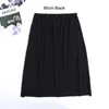 Saias vestido algodão para menina base de petticoat gelo seda underskirt segurança desliza mulheres longa metade