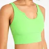 Yoga Outfit ABS LOLI Medium Support Sweetheart Neck Sports Bra For Women Sexy U-back Padded Running Bras Gym Workout Crop Tank Tops