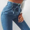 Jeans femininos mulheres cintura alta jeans sexy jeans harem calças alta streetwear estiramento calças jeans preto feminino 230928