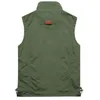 Gilets pour hommes FGKKS Hommes Mesh Gilet Multi Poche Rapide Séchage Sans Manches Veste Reporter Lâche En Plein Air Casual Mince Gilet De Pêche Mâle 230927